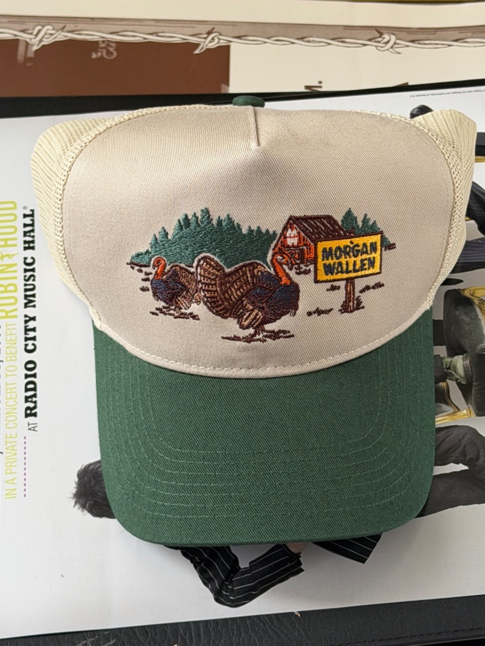 GOAT Morgan Wallen Hat Turkeys from I'm the Problem Tour Unworn